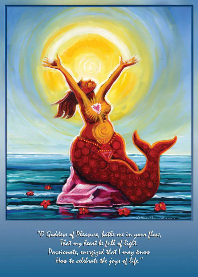 Katherine Skaggs Ocean Goddess Pleasure Altar Card