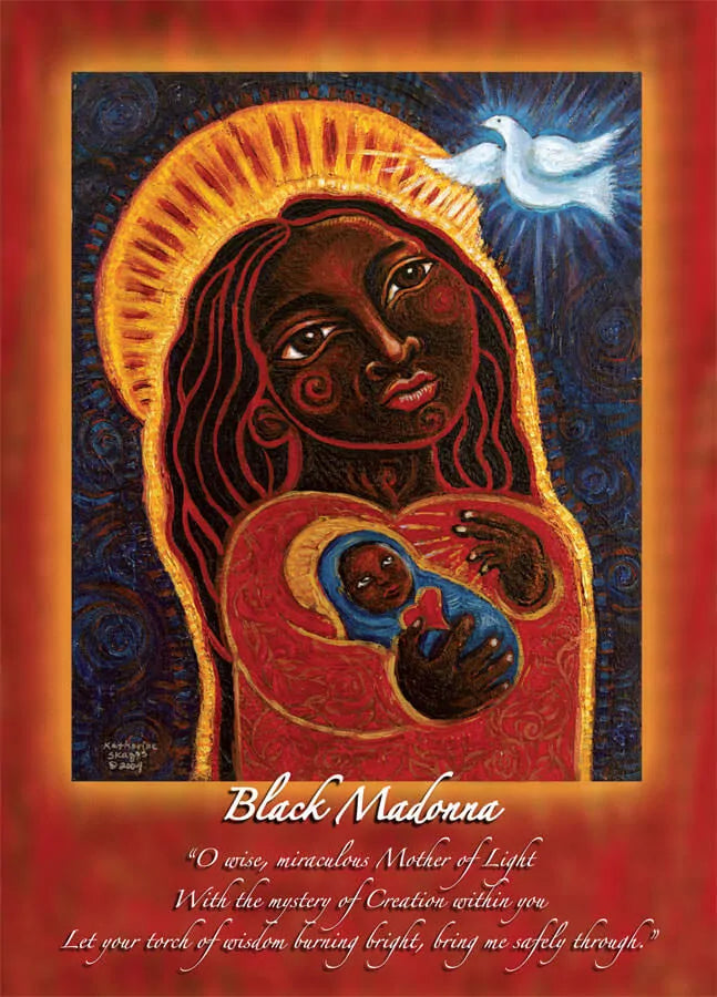 Katherine Skaggs Black Madonna Altar Card