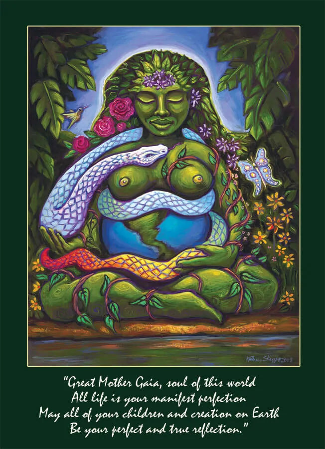Katherine Skaggs Gaia Altar Card