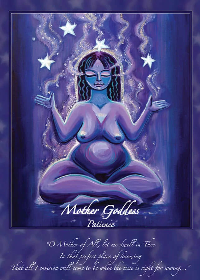 Katherine Skaggs Mother Goddess Patience Altar Card