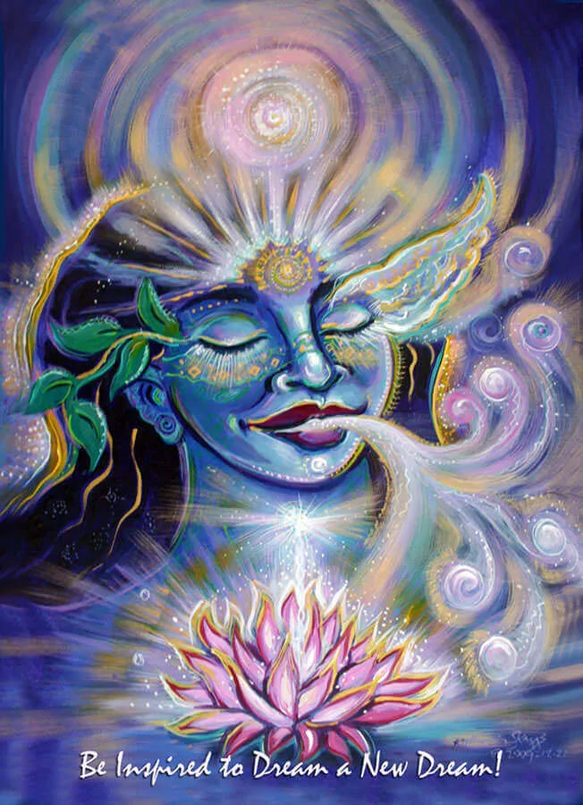 Katherine Skaggs Dream a New Dream Altar Card