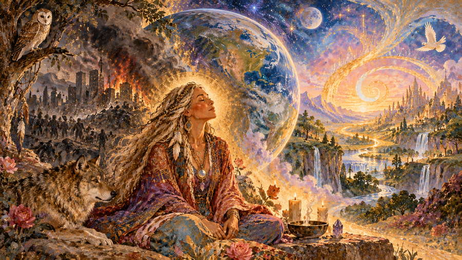 Divine Feminine Sight: Guardians of a New World in Global Chaos