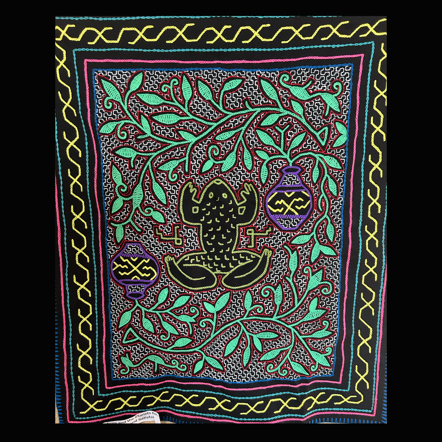 shipibo textile & song cloth from Peru