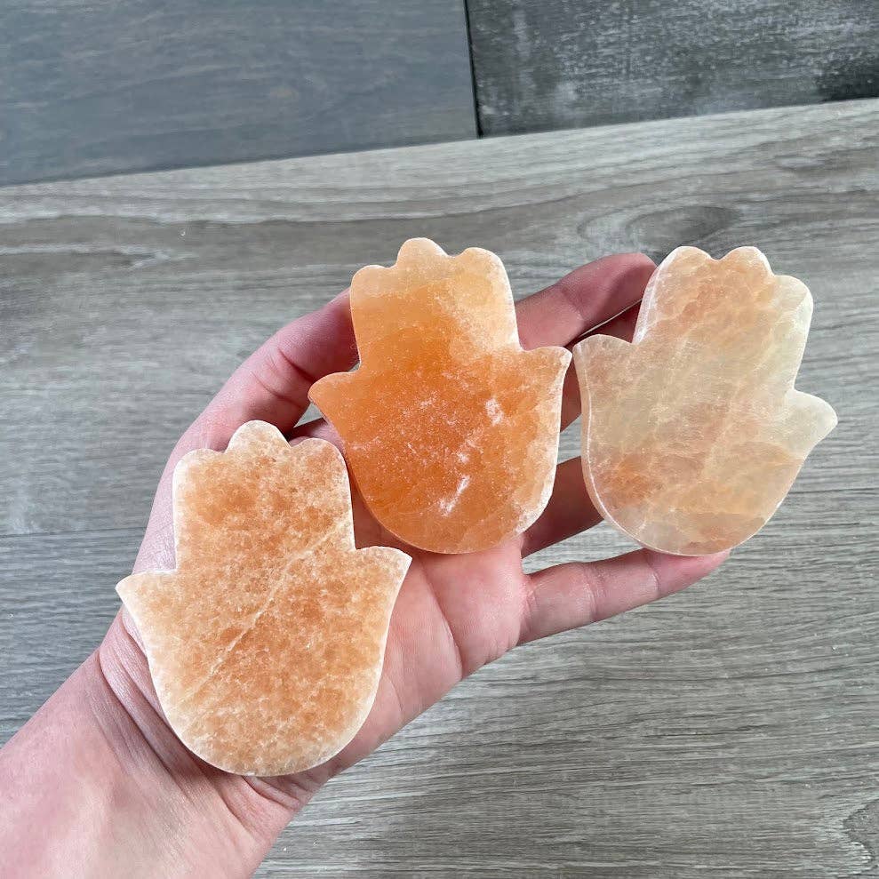 Selenite Charging Plates for Crystals – Polished Energy Cleansing Slabs