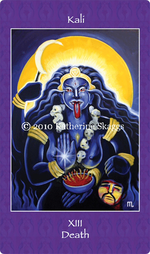 13_kali-mythical-goddess-tarot-katherine-skaggs-sage-holloway