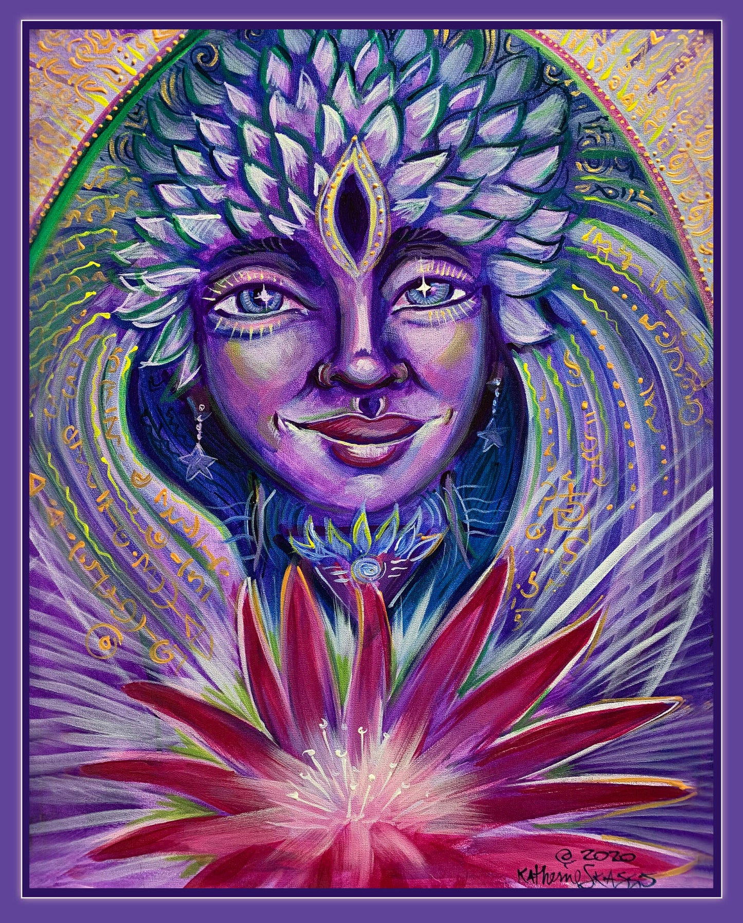 Ra-Mona, Pleiadian Star Mother Altar Card