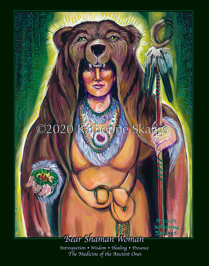 Bear Shaman Woman Art & Prints