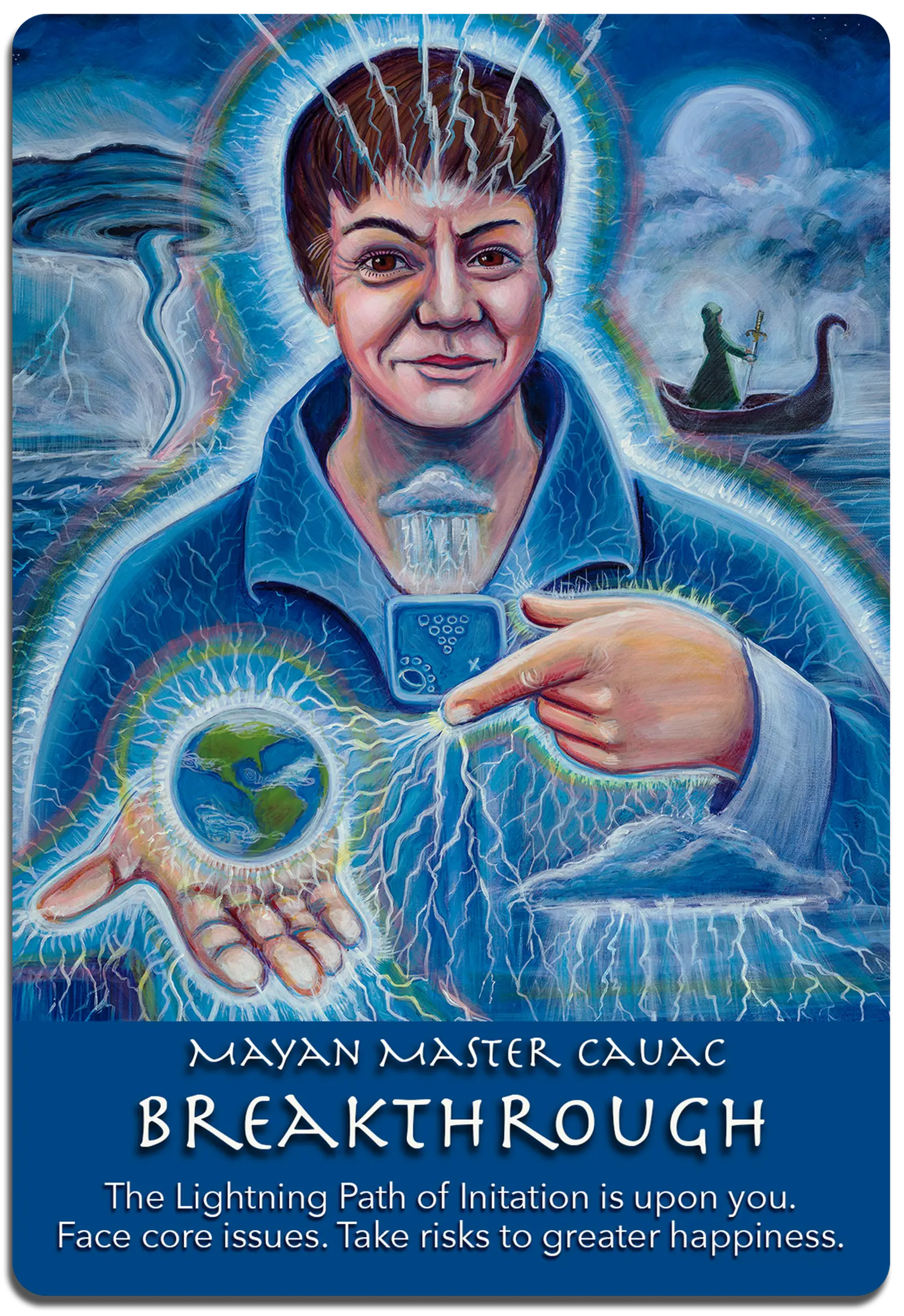 BREAKTHROUGH Mayan master Cauac corners and shadow