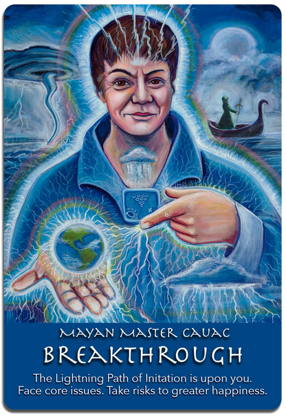 BREAKTHROUGH Mayan master Cauac corners and shadow