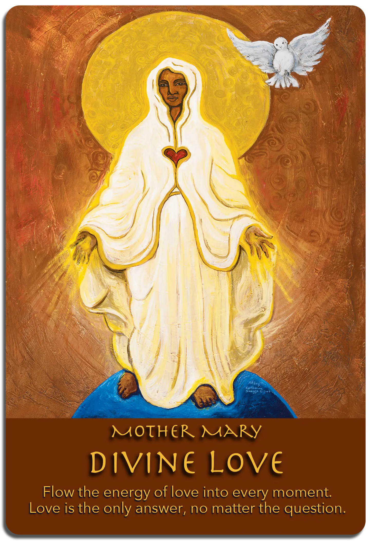 DIVINE LOVE - Mother Marycorners and shadowM