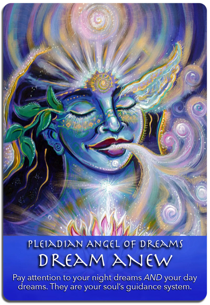 DREAM Pleiadian Angel of Dreams corners and shadow