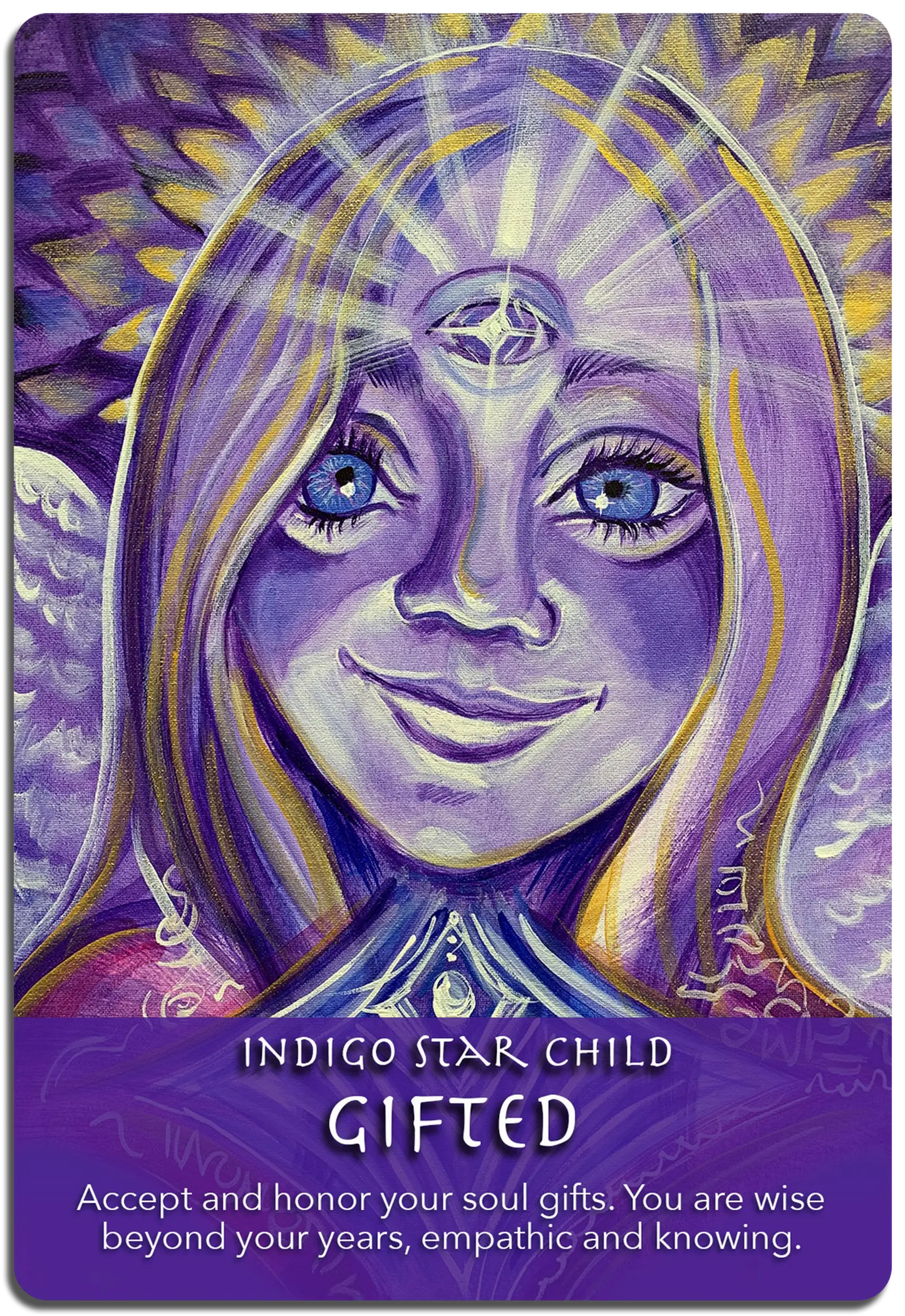 GIFTED Indigo Star Child corners and shadow