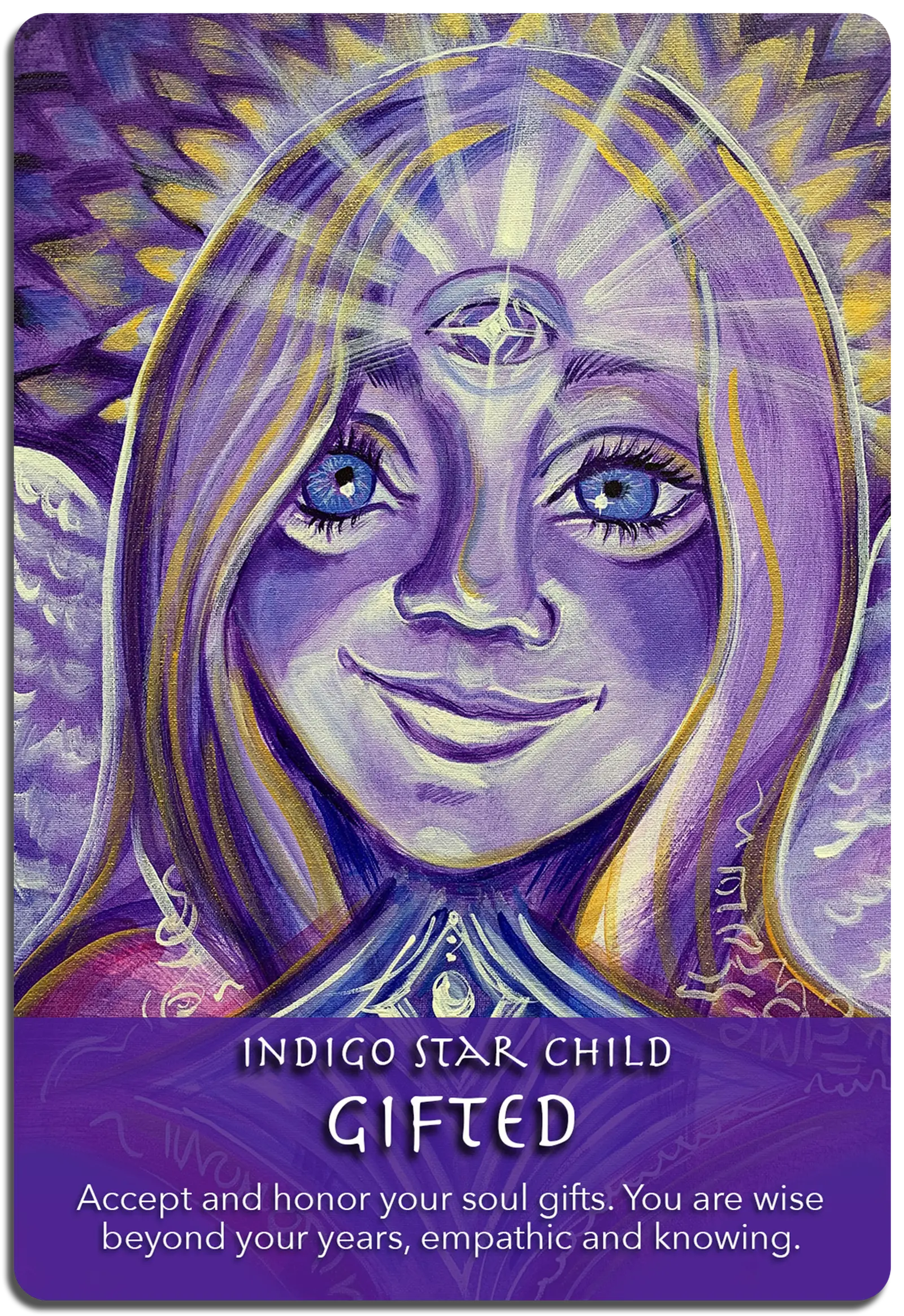 GIFTED Indigo Star Child corners and shadow