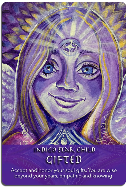 GIFTED Indigo Star Child corners and shadow