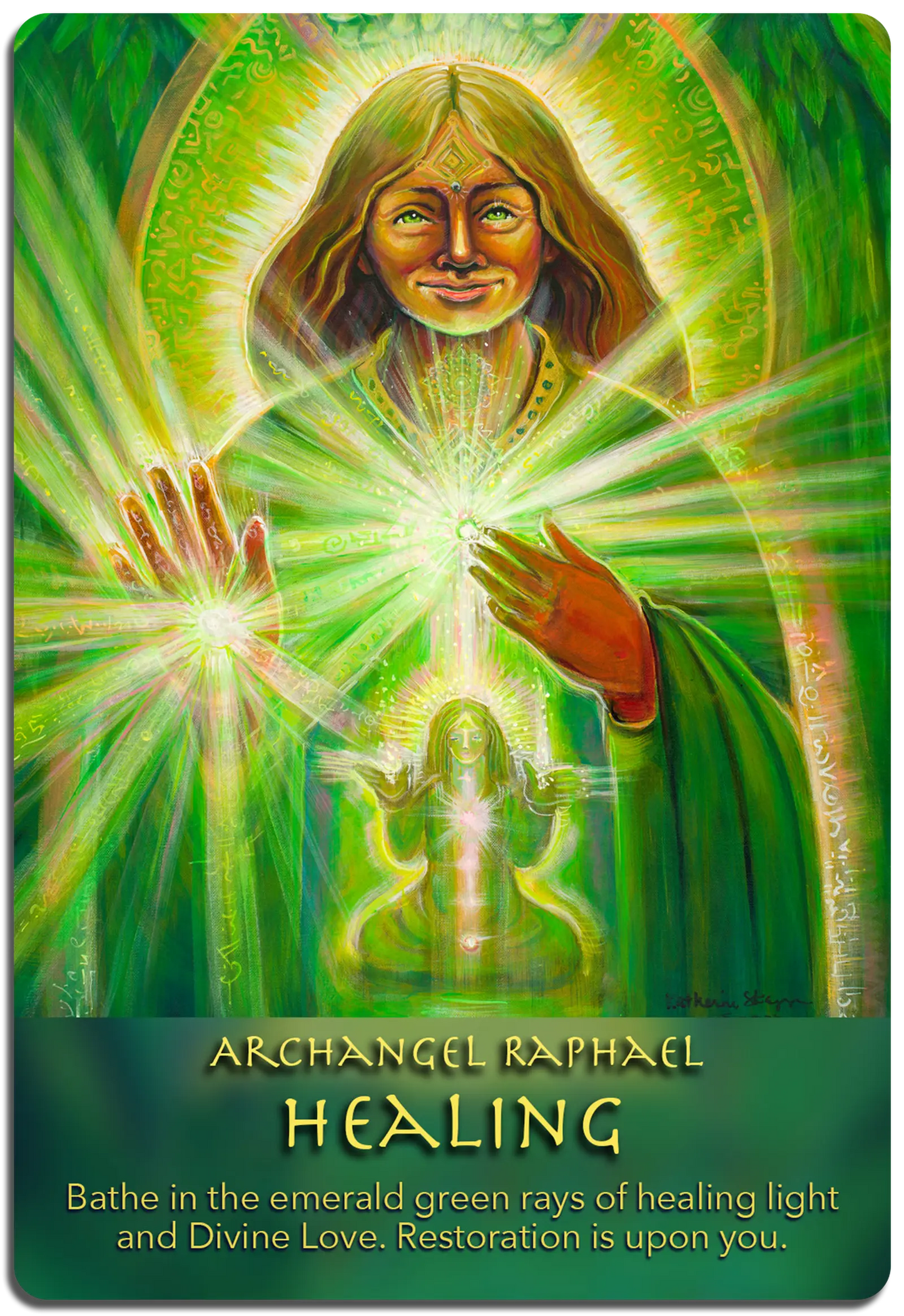 HEALING Archangel Raphael corners shadow