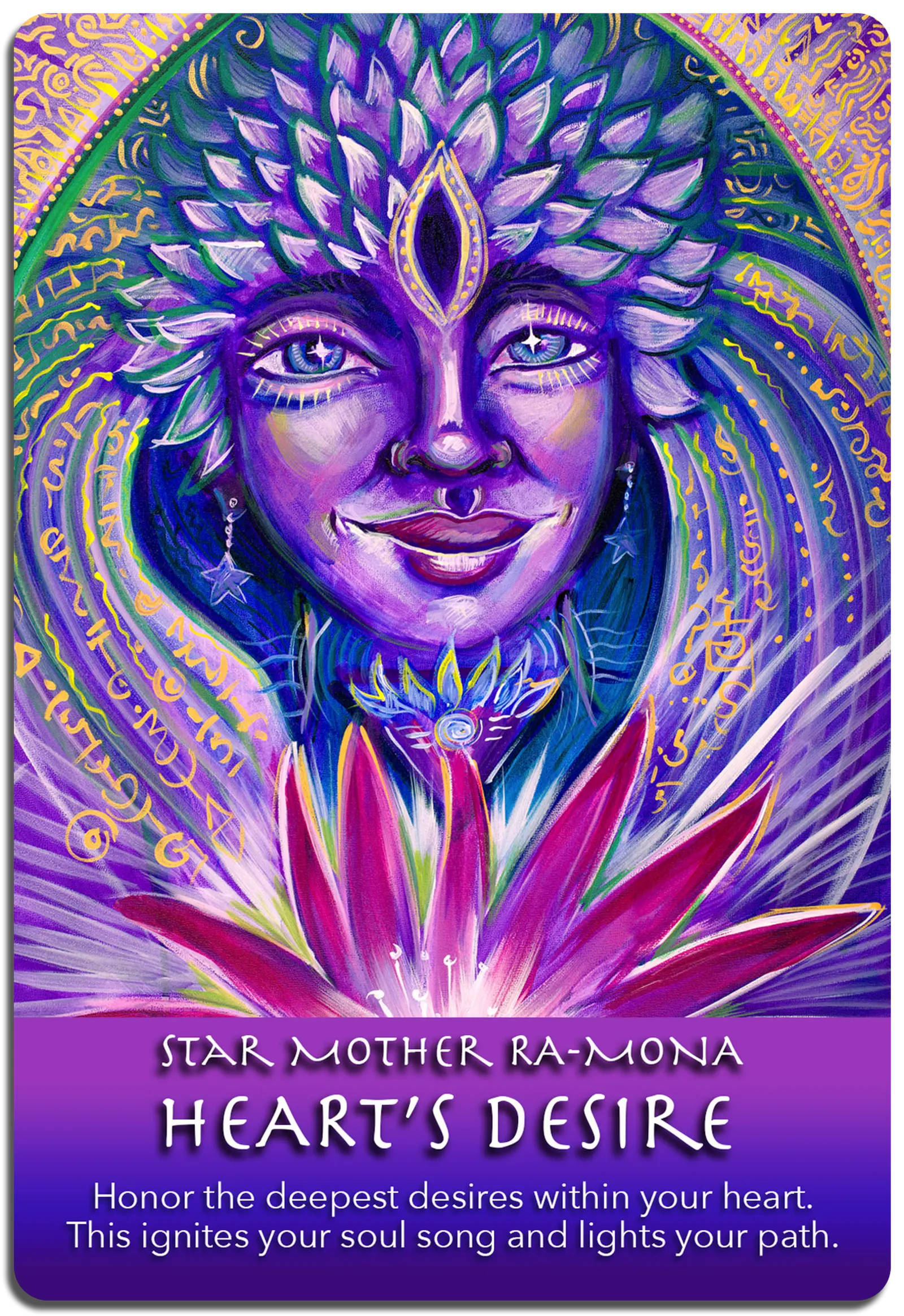 HEART'S DESIRE - Ra-Mona Pleiadian Angel corners and shadow