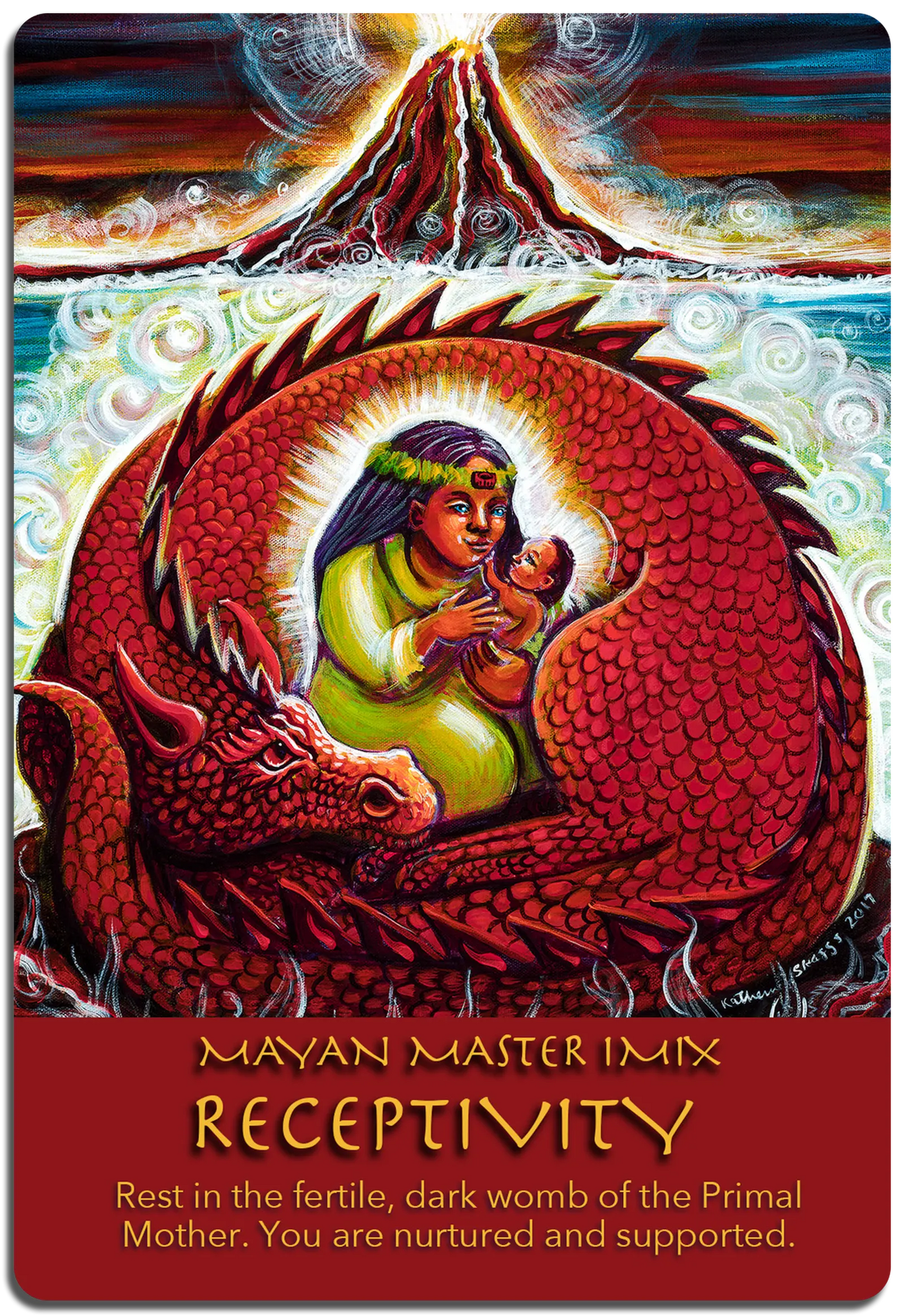 RECEPTIVITY - Mayan Master Imix corners and shadow