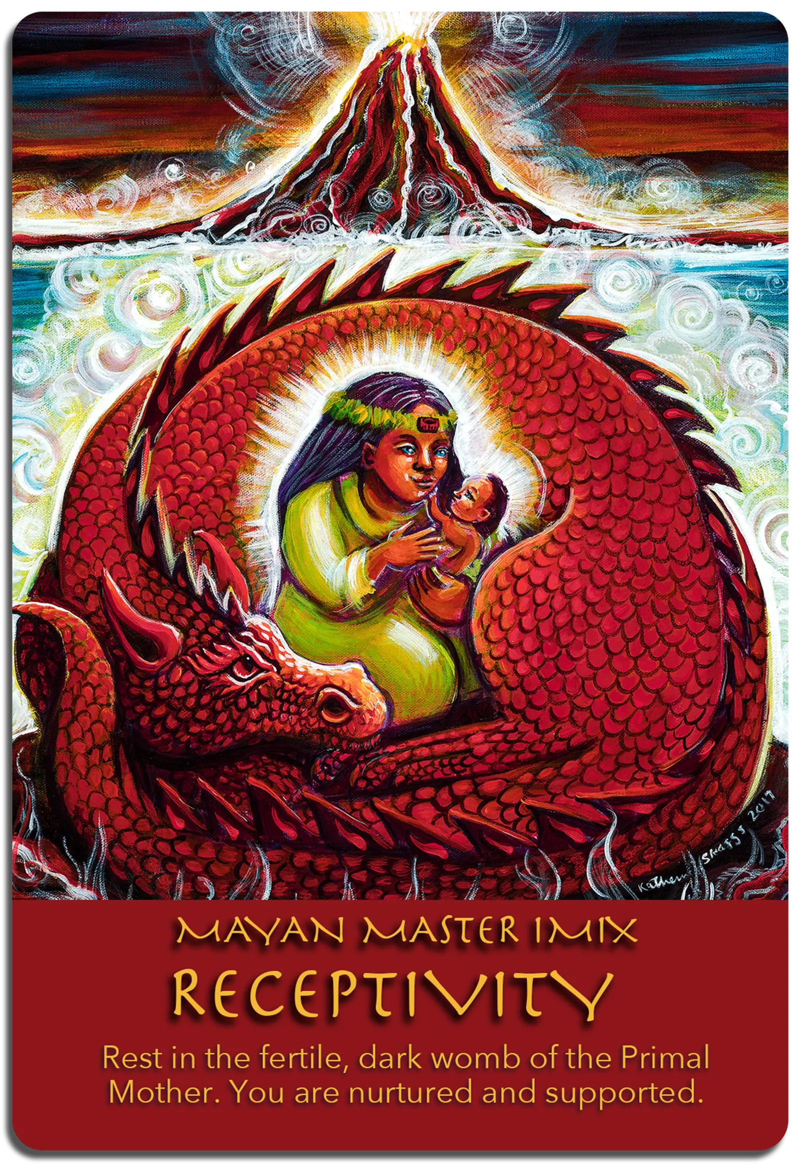 RECEPTIVITY - Mayan Master Imix corners and shadow