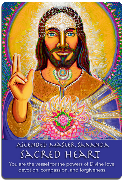SACRED HEART Sananda - corners and shadow