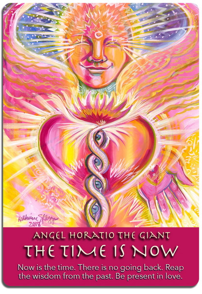 THE TIME IS NOW Horatio the Angel Giant corners and shadow