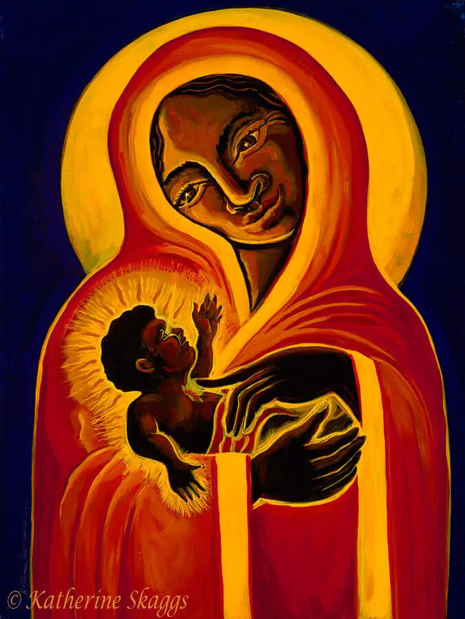 Katherine Skaggs Black Madonna and Child