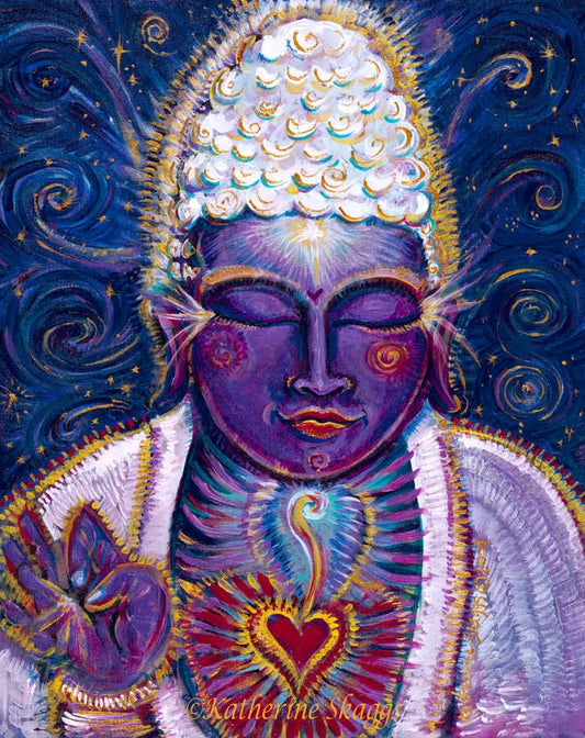 Katherine Skaggs Purple Buddha