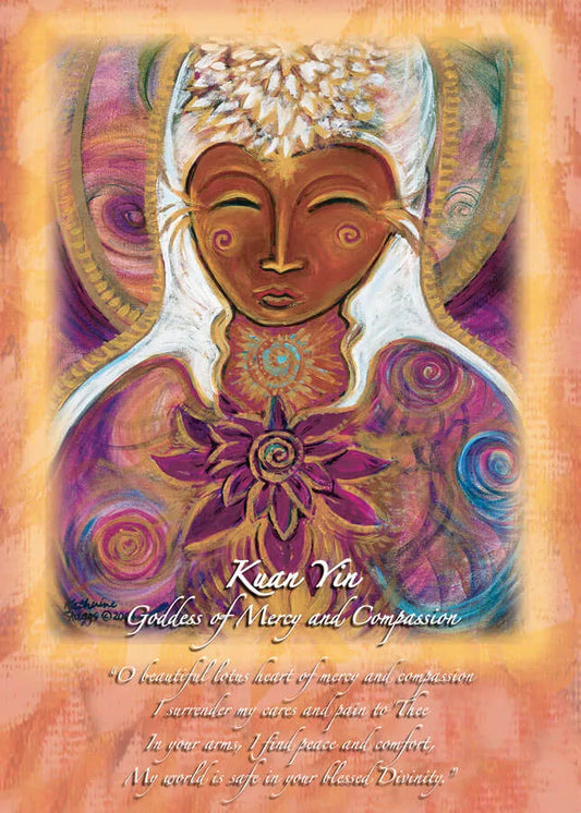 Katherine Skaggs Kuan Yin Altar Card