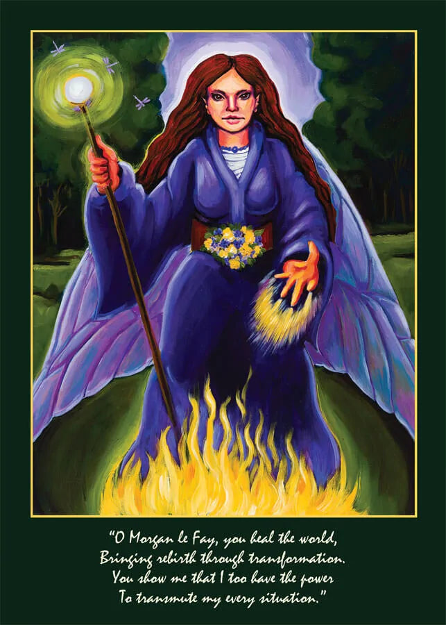 Katherine Skaggs Morgan le Fay Altar Card