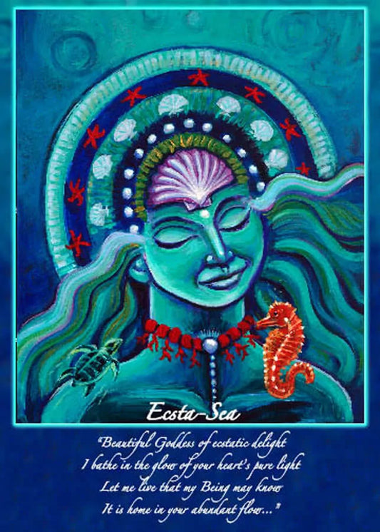 Katherine Skaggs Ecsta Sea Altar Card