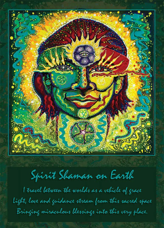 Katherine Skaggs Spirit Shaman on Earth Altar Card