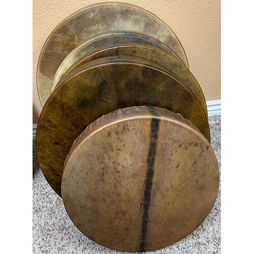 horse hide drums asstd tiny