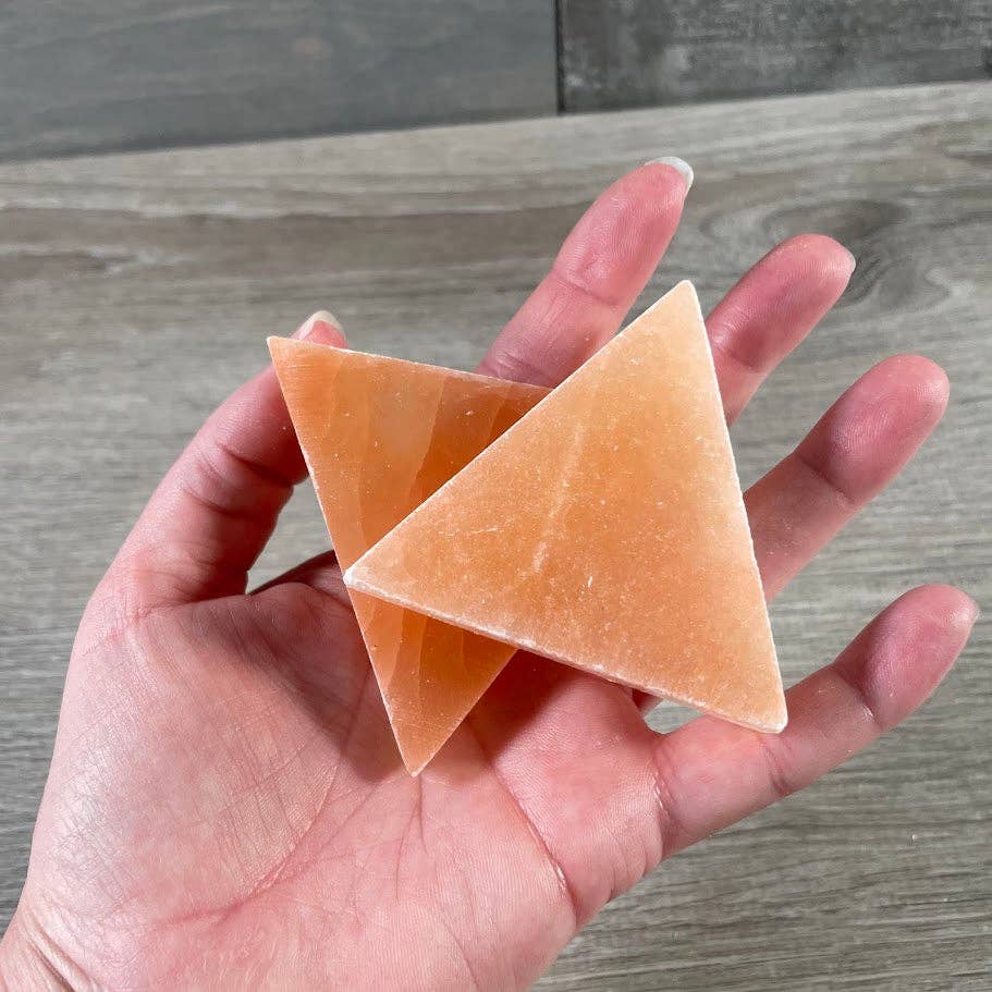 Selenite Charging Plates for Crystals – Polished Energy Cleansing Slabs
