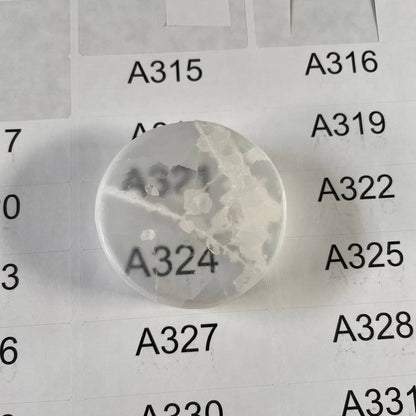 Selenite Charging Plates for Crystals – Polished Energy Cleansing Slabs