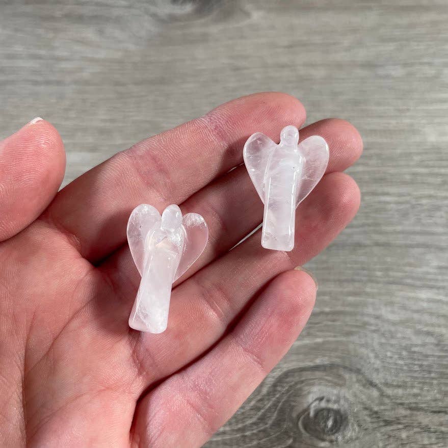 Gemstone Angel Figurines small