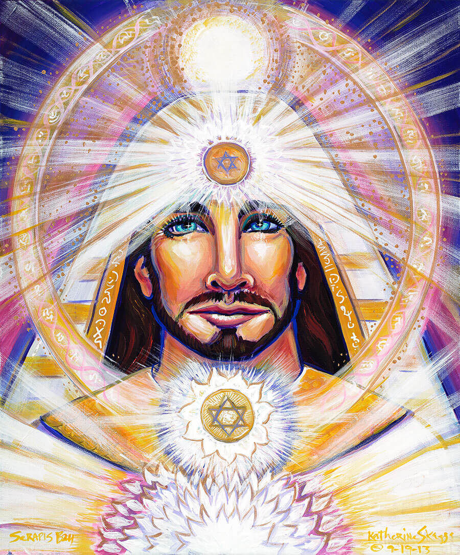 Serapis Bey Ascended Master altar card by Katherine Skaggs