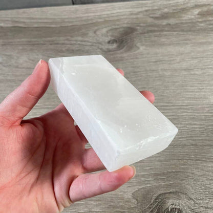 Selenite Charging Plates for Crystals – Polished Energy Cleansing Slabs
