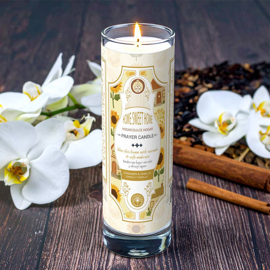 Home Sweet Home Prayer Candle 8"