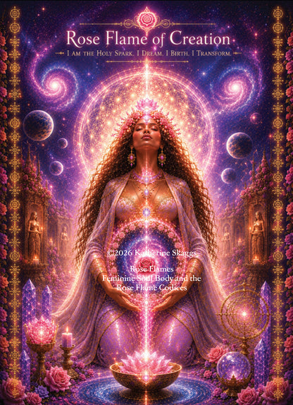 7 Rose Flame Altar Cards