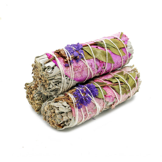 Meadow Fresh Floral White Sage Smudge Stick