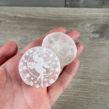 Selenite Small Stones Polished
