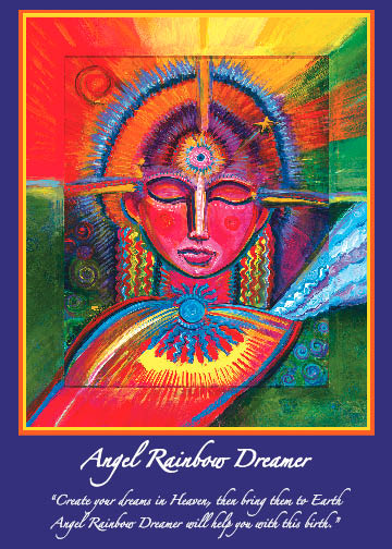 Angel Rainbow Dreamer Art & Prints