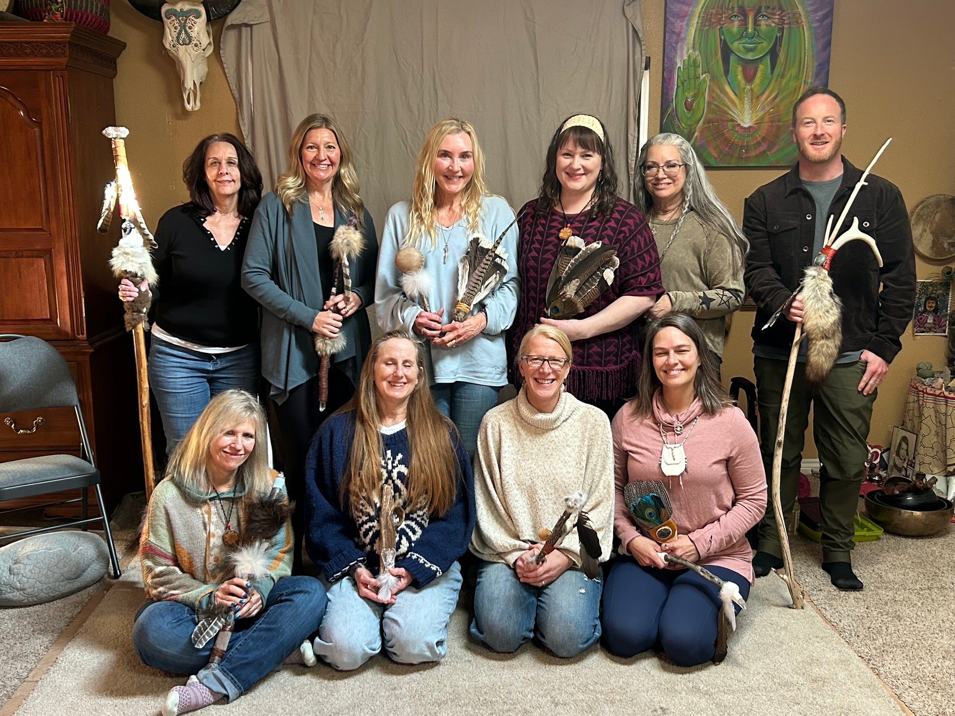 Artist Shaman Healer Sage Foundations in Multi-cultural Shamanism Class of 2025 with Katherine Skaggs teacher