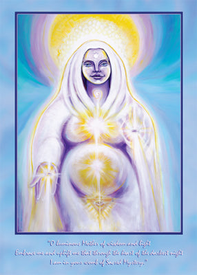 Sophia Wisdom 5x7" Altar Card by Katherine Skaggs to bring beauty to your altar