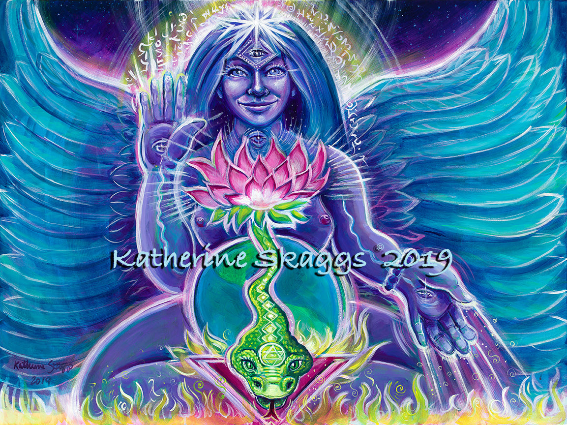 World Angel of Peace Poster Print detail, harmony and tranquility art