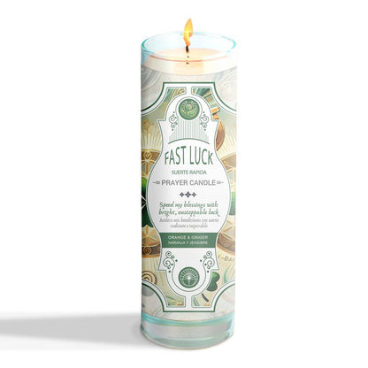Fast Luck Prayer Candle 8"
