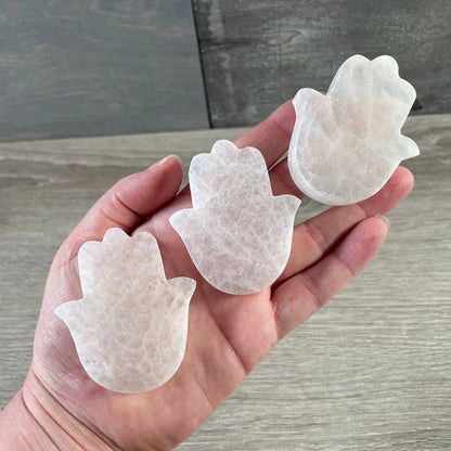 Selenite Charging Plates for Crystals – Polished Energy Cleansing Slabs