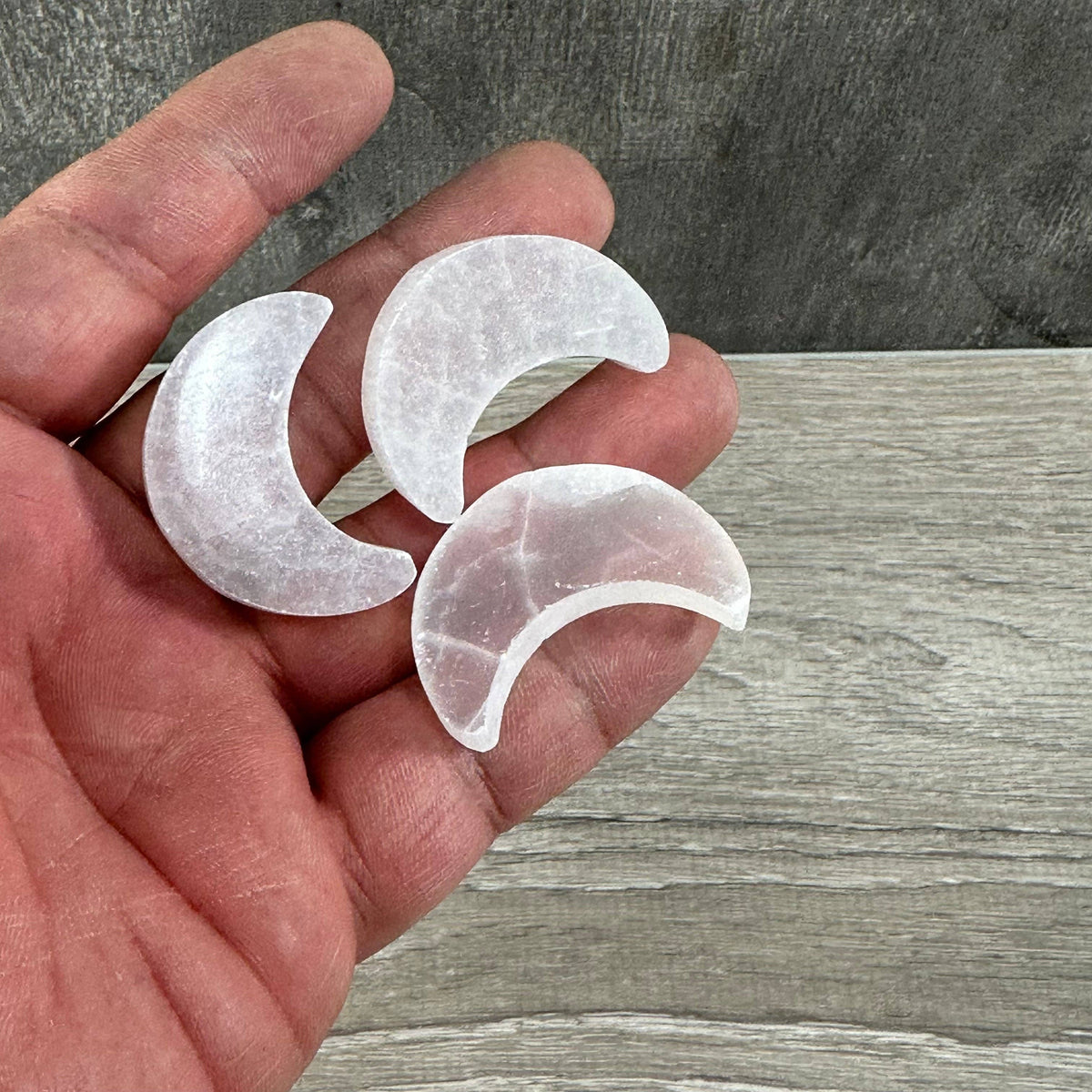 Selenite Small Stones Polished