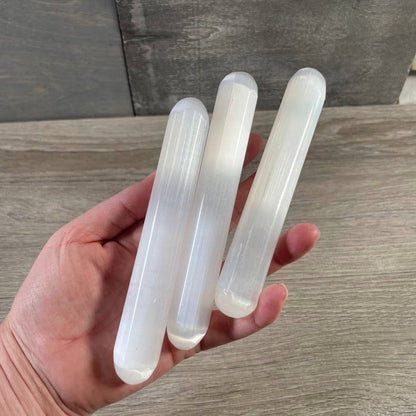 Selenite Polished Wands and Athame Blades – Assorted