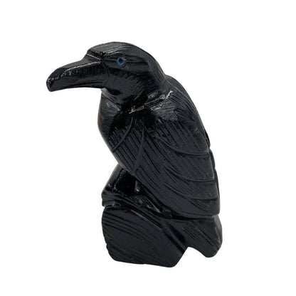 Onyx Raven Crystal Totem Animal