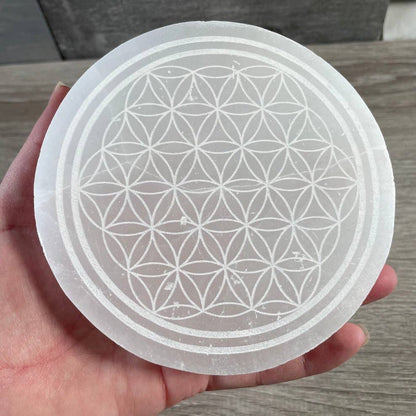 Large Selenite Charging Plates